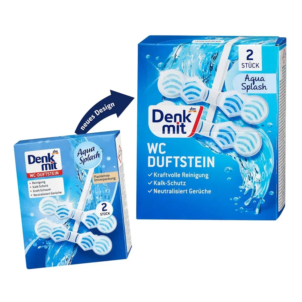 Підвісні таблетки для унітаза Denkmit WC Multi-Aktiv Ocean Splash 2шт.33